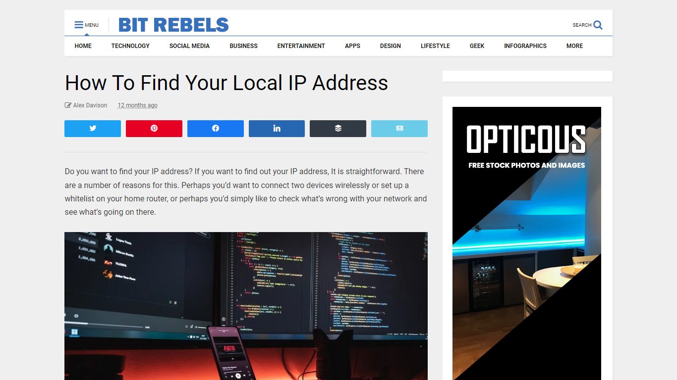 How To Find Your Local IP Address | Bit Rebels